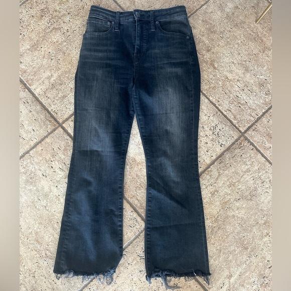 MADEWELL Curvy Cali Denim Boot Jeans Black 27 - Picture 6 of 8